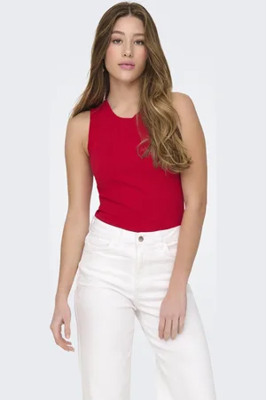 JACQUELINE DE YONG Jdyaya solid tank top knt