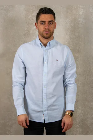 Tommy Hilfiger Reg linen blend ls shirt