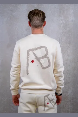 AB Lifestyle Canvas crewneck with print