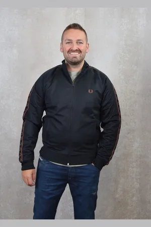 Fred Perry Contrast tape track jacket