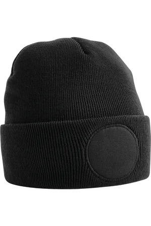 Beechfield Unisex patch beanie voor volwassenen