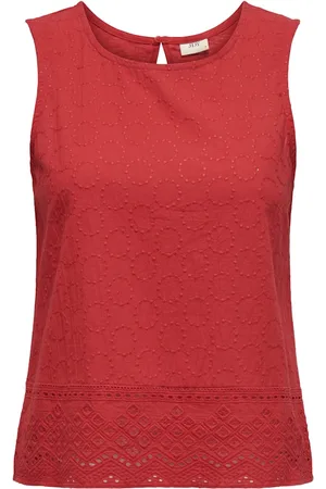 JACQUELINE DE YONG Biba s/l mix top jrs 15348344 mars red