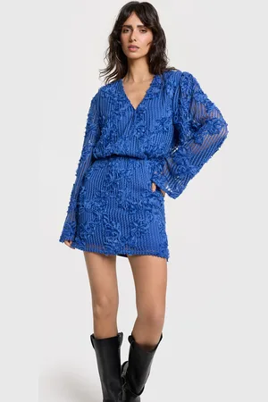Alix the label 2504378256 ladies knitted tape lace dress