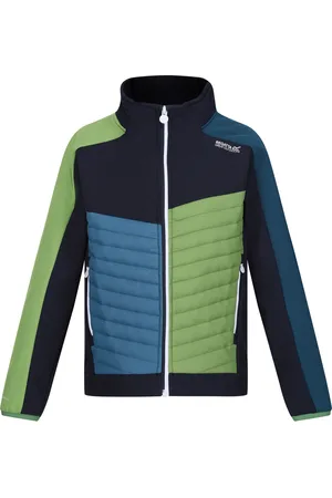 Regatta Childrens/kids brynden gewatteerde full zip soft shell jas