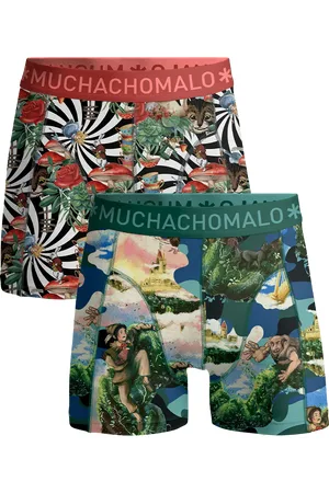 Muchachomalo Jongens 2-pack boxershorts jackbean alicewonder