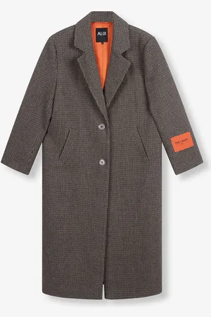 Alix the label Check coated camel