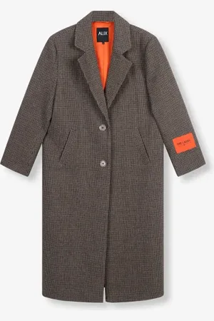 Alix the label Checked coat