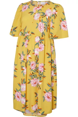 Mama Licious Dames Jurken met korte mouw - Regular Fit O-hals Normale Mouwen Korte Jurk
