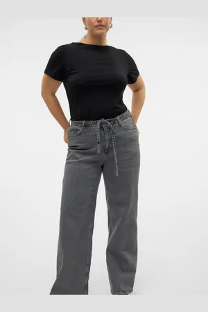 VERO MODA Vmctessa High Rise Wide Leg Fit Jeans