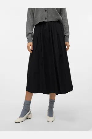 VERO MODA Vmannie Mid Waist Midi-rok