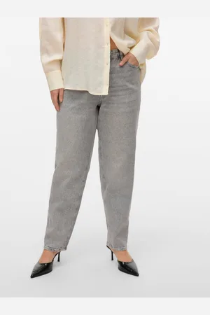 VERO MODA Vmctessa High Rise Mom Fit Jeans