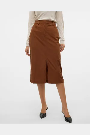 VERO MODA Vmvilja High Waist Midi-rok