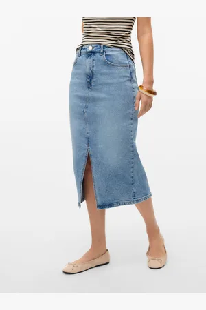 VERO MODA Vmnatalie High Waist Midi-rok