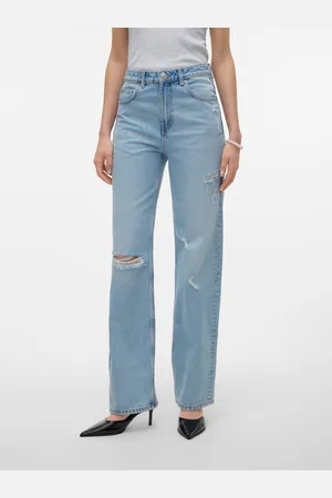 VERO MODA Vmrylee High Rise Straight Fit Jeans