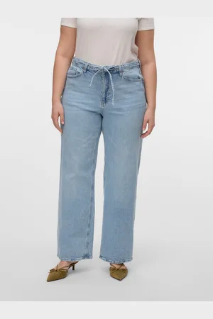 VERO MODA Vmctessa High Rise Wide Leg Fit Jeans