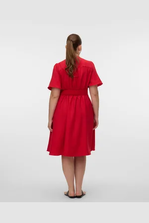 VERO MODA Vmcmelaney Midi-jurk