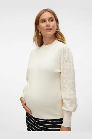VERO MODA Regular Fit Hoge Hals Ballonmouwen Pullover