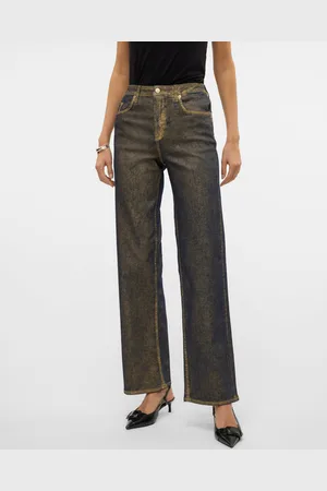 VERO MODA Vmtessa High Rise Wide Leg Fit Jeans