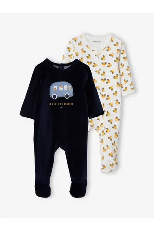 Vertbaudet Set van 2 fluwelen Oeko Tex® pyjama