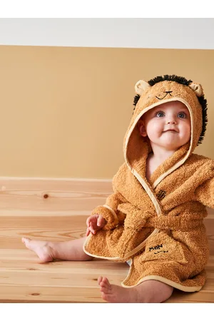 Vertbaudet Personaliseerbare badjas met leeuw voor baby camel