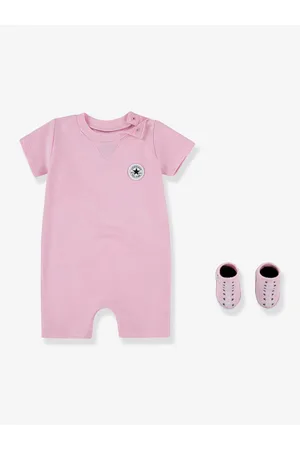 Converse Set van 2 playsuits + sokken Lil Chuck rozen