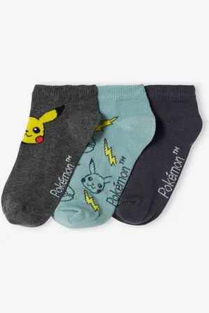 Pokemon Set van 3 paar enkelsokken Pokemon¨ saliegroen