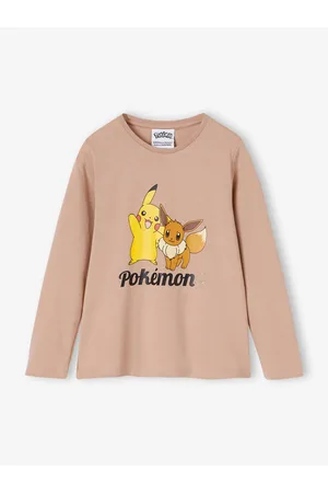 Pokemon T-shirt Pokemon® met lange mouwen voor meisjes: beige
