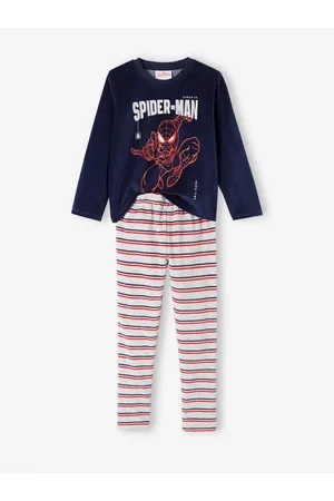 SPIDERMAN Marvel® jongenspyjama van fluweel marineblauw