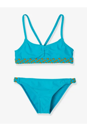 Vertbaudet 2-delig meisjesbadpak donker turquoise