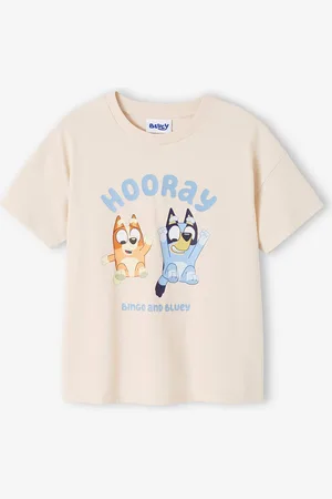 Bluey ® gemengd T-shirt ecru