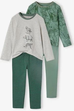 Vertbaudet Set van 2 "jungle"-pyjama