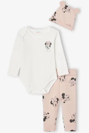 Minnie Set romper + broek + muts voor meisjes Disney® roze (poederkleur)