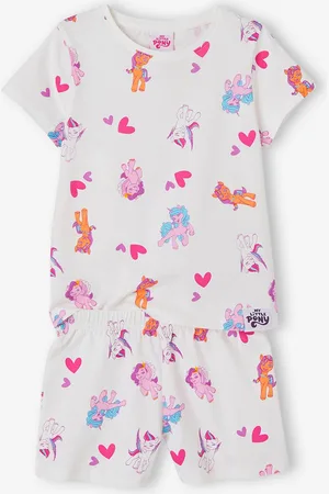 My Little Pony Korte meisjespyjama ® wit, bedrukt