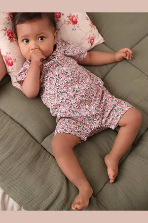 Vertbaudet Boxpakje met bloemenprint newborn ecru
