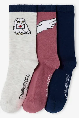 Harry Potter Set van 3 paar ® meisjessokken pruim