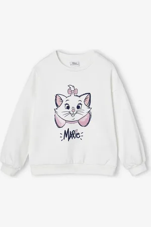 Disney Meisjessweater met glitters Disney® Marie De Aristokatten ecru