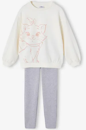 Disney Set sweater + legging Disney® Marie de Aristokatten meisjes ecru