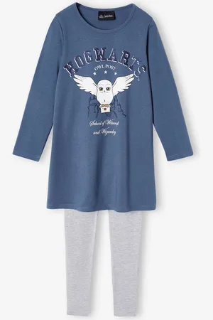 Harry Potter ® nachthemd + leggingset voor meisjes indigoblauw