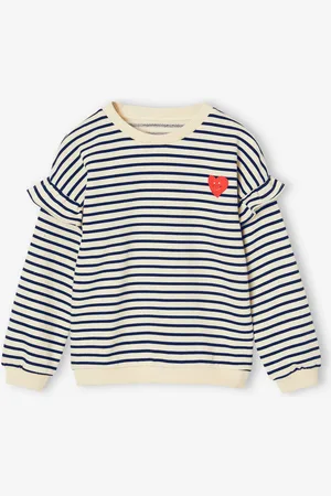 Vertbaudet Marinetrui met ruches voor meisjes marineblauw