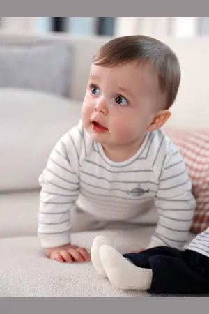 Vertbaudet Set sweater en broek baby