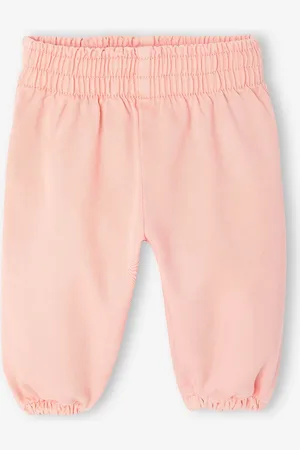 Vertbaudet Twill broek meisjesbaby lichtroze