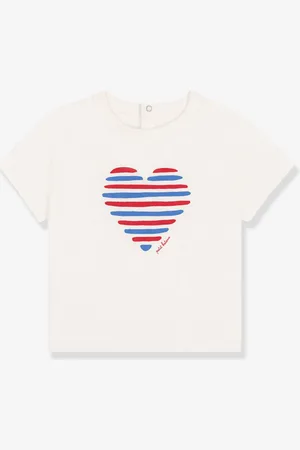 Petit Bateau Baby T-shirt met korte mouwen wit