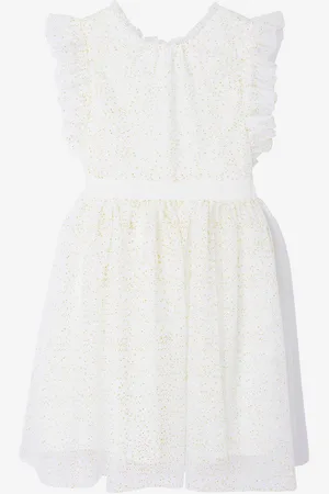 Vertbaudet Tulle-jurk voor meisjes wit