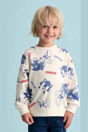 Sonic The Hedgehog ® jongens sweat ecru