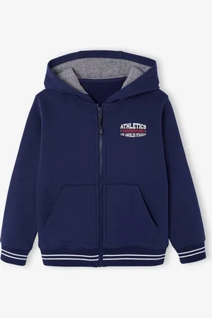 Vertbaudet Jongenshoodie met rits marineblauw