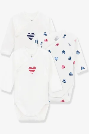 Petit Bateau Set van 3 gekruiste body