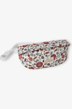 Vertbaudet Heuptas voor meisjes met bloemenprint ecru