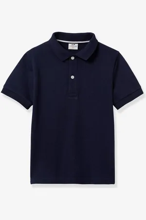 CYRILLUS Jongenspolo - biokatoen marineblauw