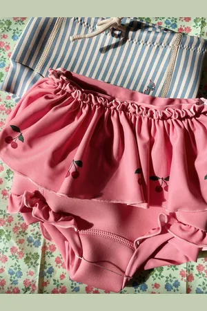 Konges Sløjd Sweater met ruches Bobbi rozen