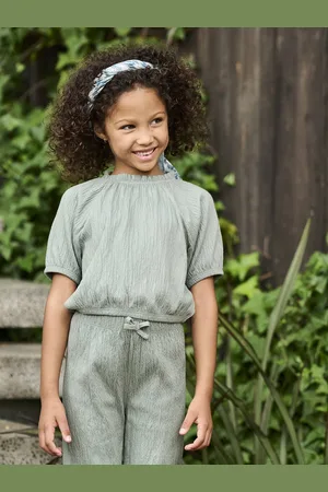 Vertbaudet Crop top voor meisjes saliegroen